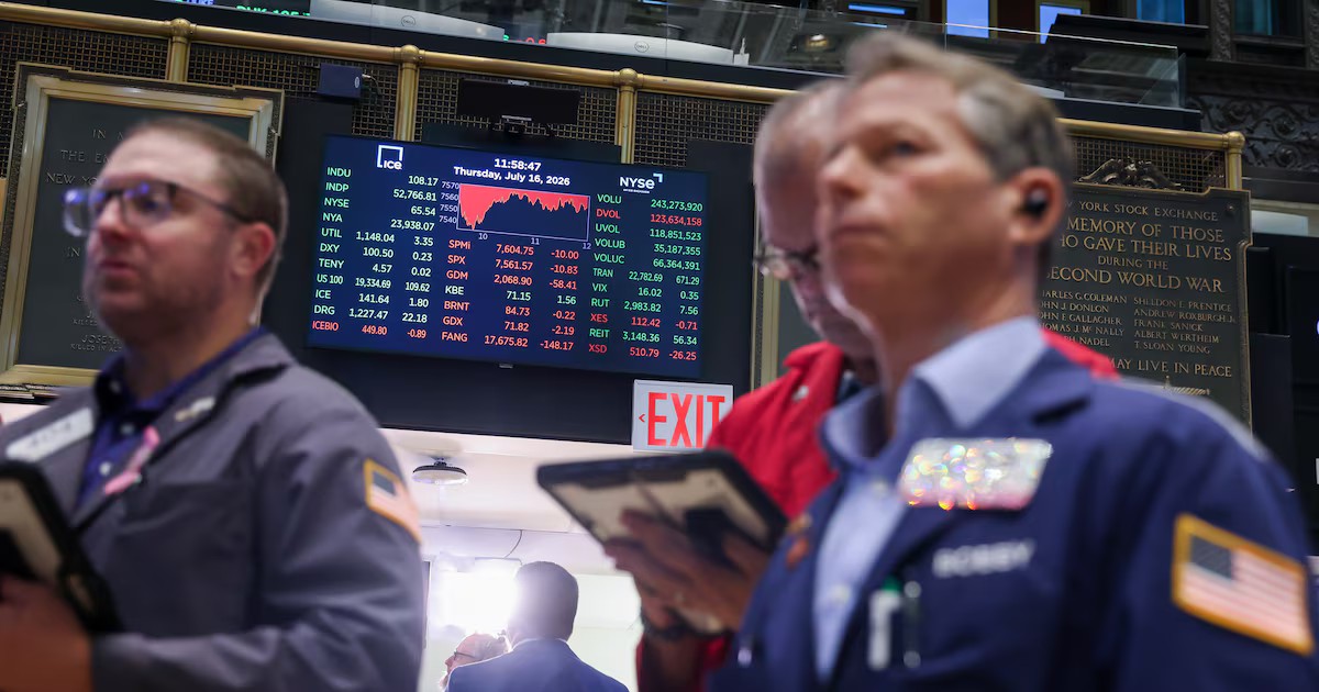 Wall Street se tiñe de rojo: desplome de Meta y disparada del petróleo sobre los US$112 sacuden los mercados