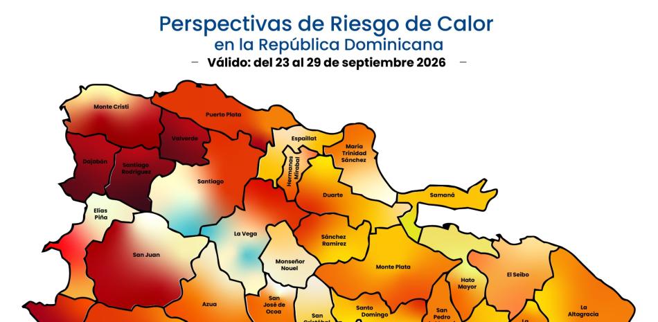 Otoño sin 'brisita': el calor extremo persiste sobre la República Dominicana con registros cercanos a los 38 °C