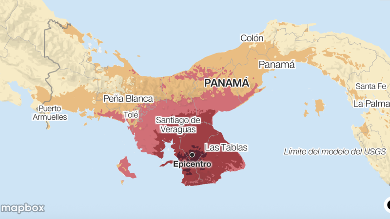 Potente sismo de magnitud 7,7 estremece a Panamá y enciende las alertas en la cuenca del Pacífico
