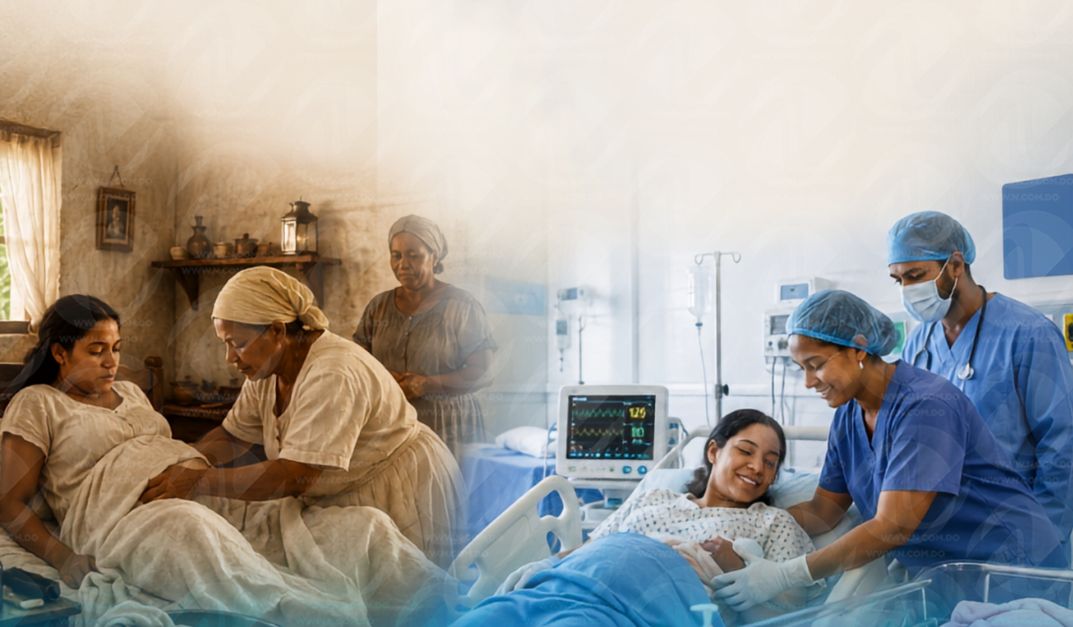 De las manos de la comadrona a la sala médica: la transformación del parto en República Dominicana