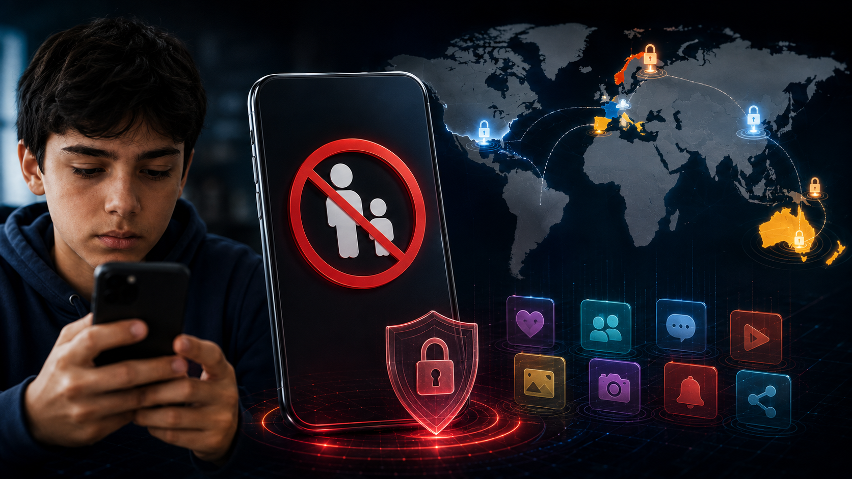 ¿El fin de las redes sociales para menores? La ofensiva global que busca frenar a los gigantes digitales