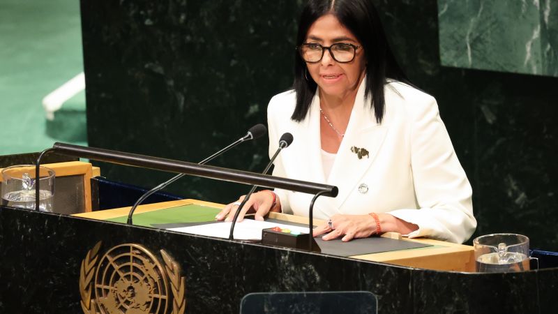 Delcy Rodríguez promete comicios en Venezuela ante la ONU y elogia acercamiento con Donald Trump