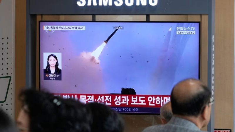 Corea del Norte intensifica el pulso militar con dos disparos de misiles balísticos en menos de tres horas