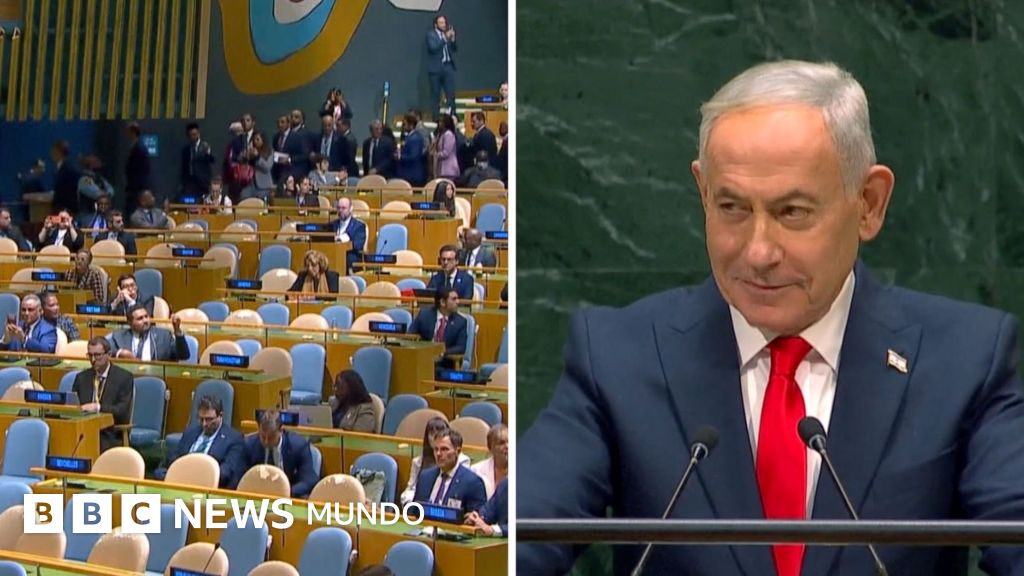 Tensión en la ONU: Decenas de delegados abandonan la sala durante el discurso de Benjamin Netanyahu