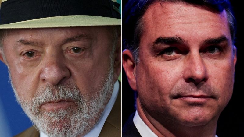 Flávio Bolsonaro da la sorpresa y pone en jaque la reelección de Lula en una reñida primera vuelta en Brasil