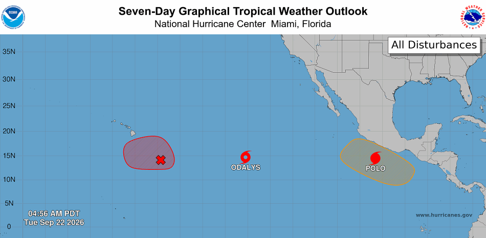 Alerta máxima en México: Huracán Polo alcanza la categoría 5 tras una acelerada intensificación en el Pacífico