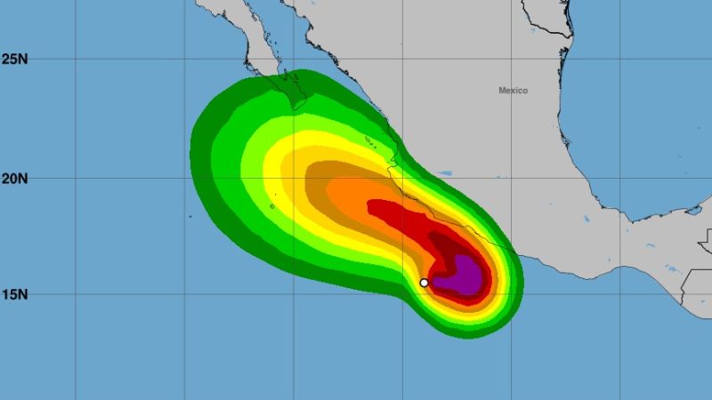 Alerta en el Pacífico mexicano: tormenta Polo amenaza con convertirse en un huracán de gran intensidad
