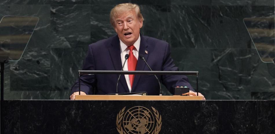 Trump advierte ante la ONU que empleará fuerza militar en Latinoamérica para blindar intereses de EE. UU.