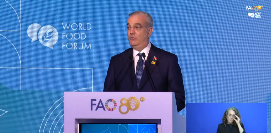Abinader ante la FAO: Del fin del hambre a la cruzada nacional contra la malnutrición