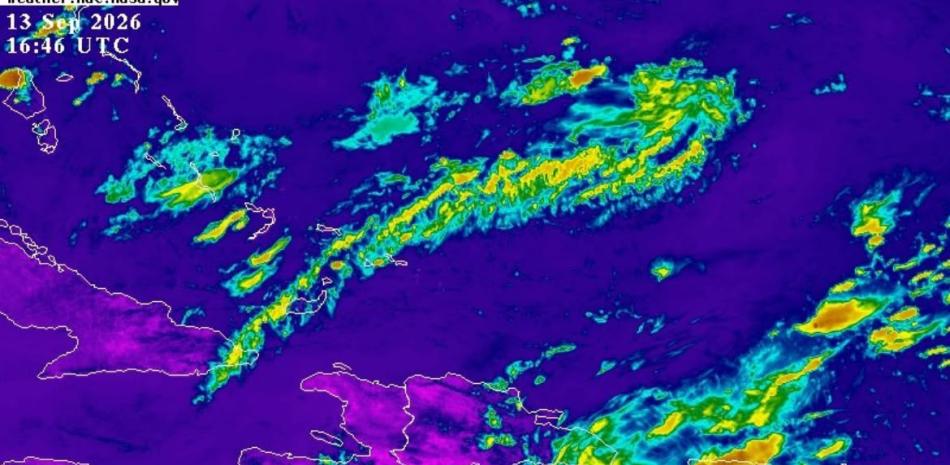 Indomet monitorea disturbio en el Atlántico y anticipa aguaceros dispersos con calor sofocante