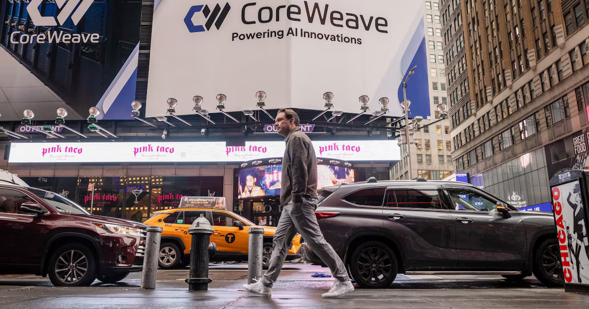 Alarma en Wall Street: El desplome de la deuda de CoreWeave reaviva el fantasma de una burbuja en la inteligencia artificial